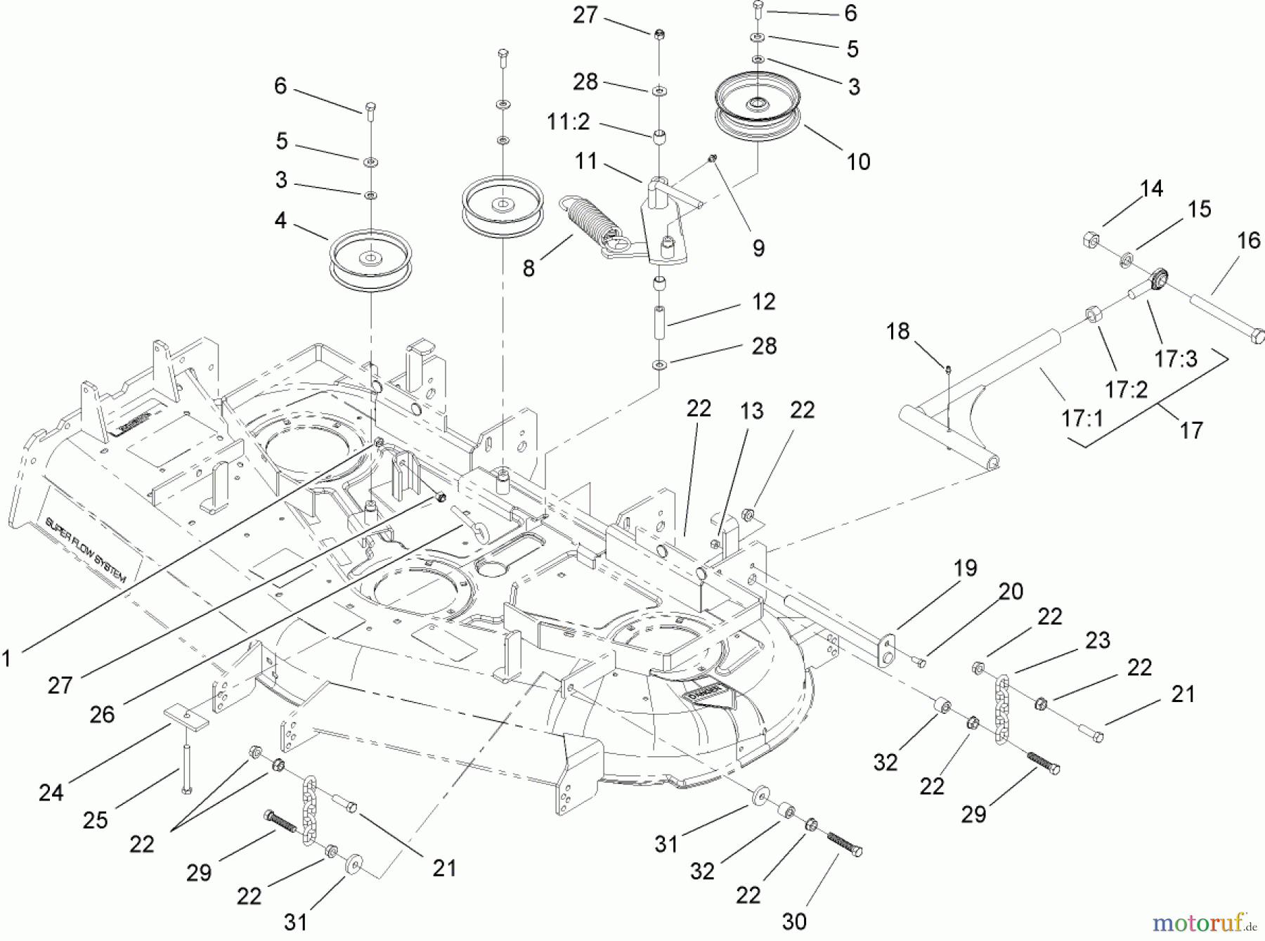  Zerto-Turn Mäher 74162 (Z148) - Toro Z Master Mower, 44