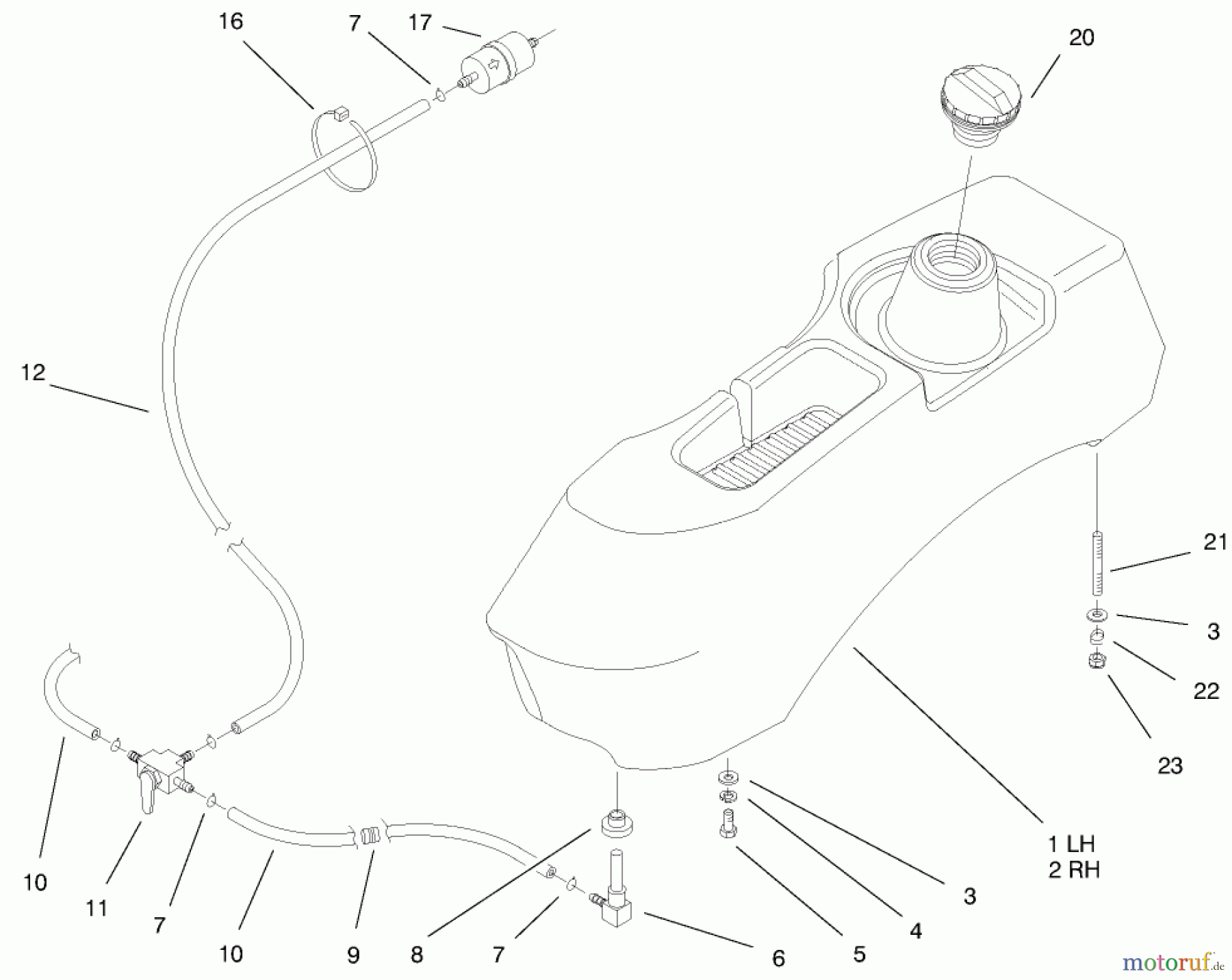  Zerto-Turn Mäher 74170 (Z147) - Toro Z Master Mower, 44