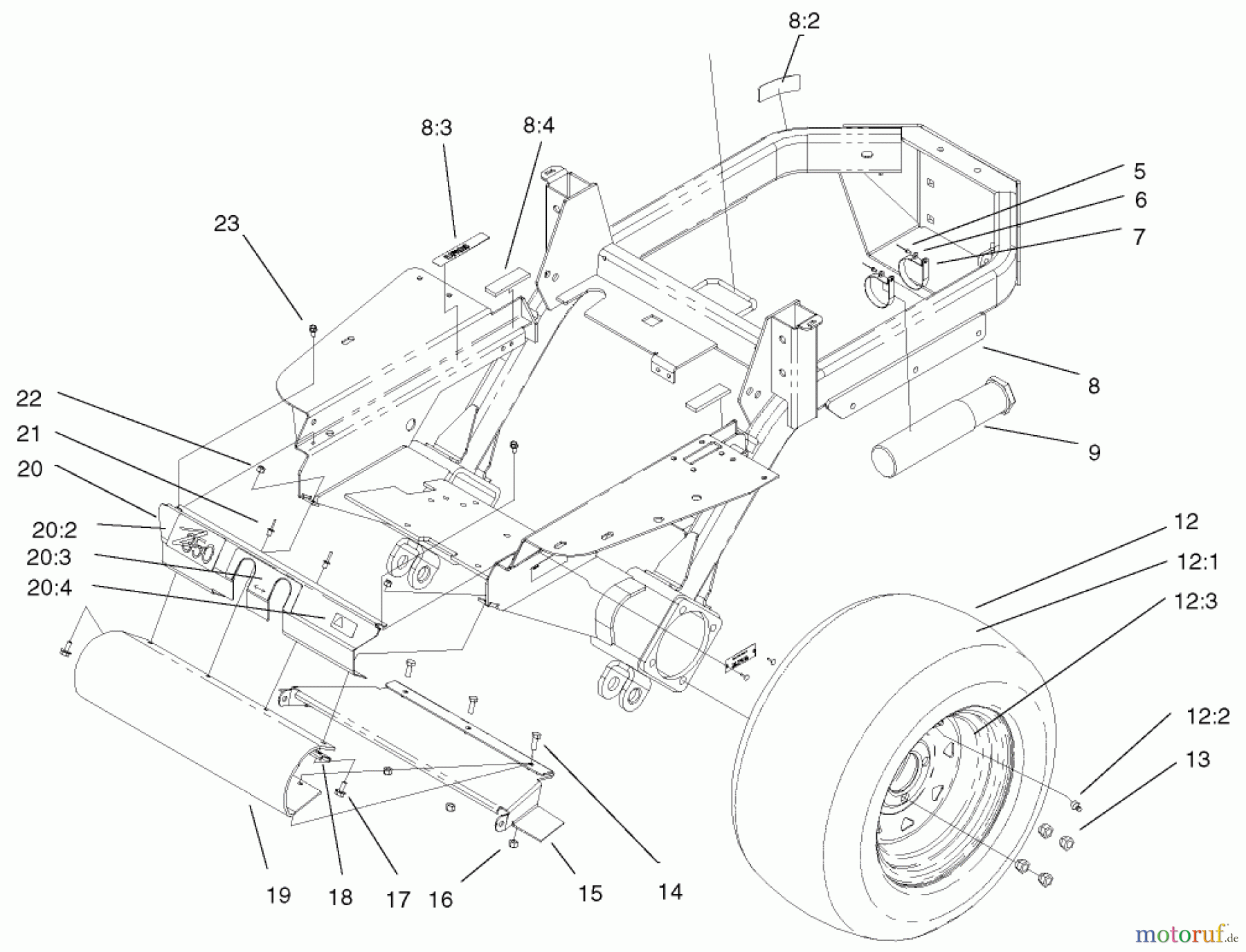  Zerto-Turn Mäher 74195 (Z350) - Toro Z Master 48