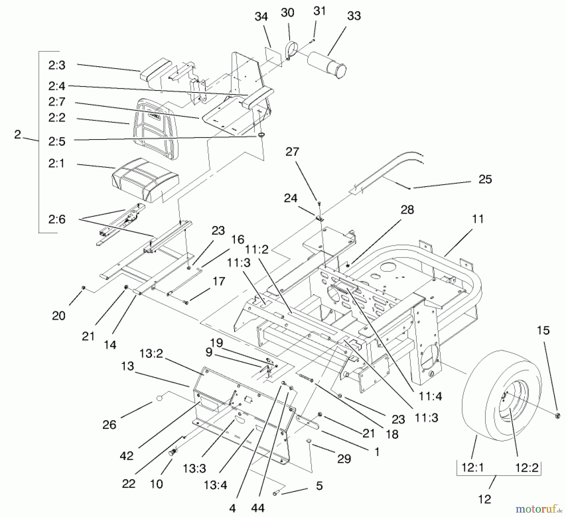  Zerto-Turn Mäher 74203 (Z255) - Toro Z Master Mower, 62