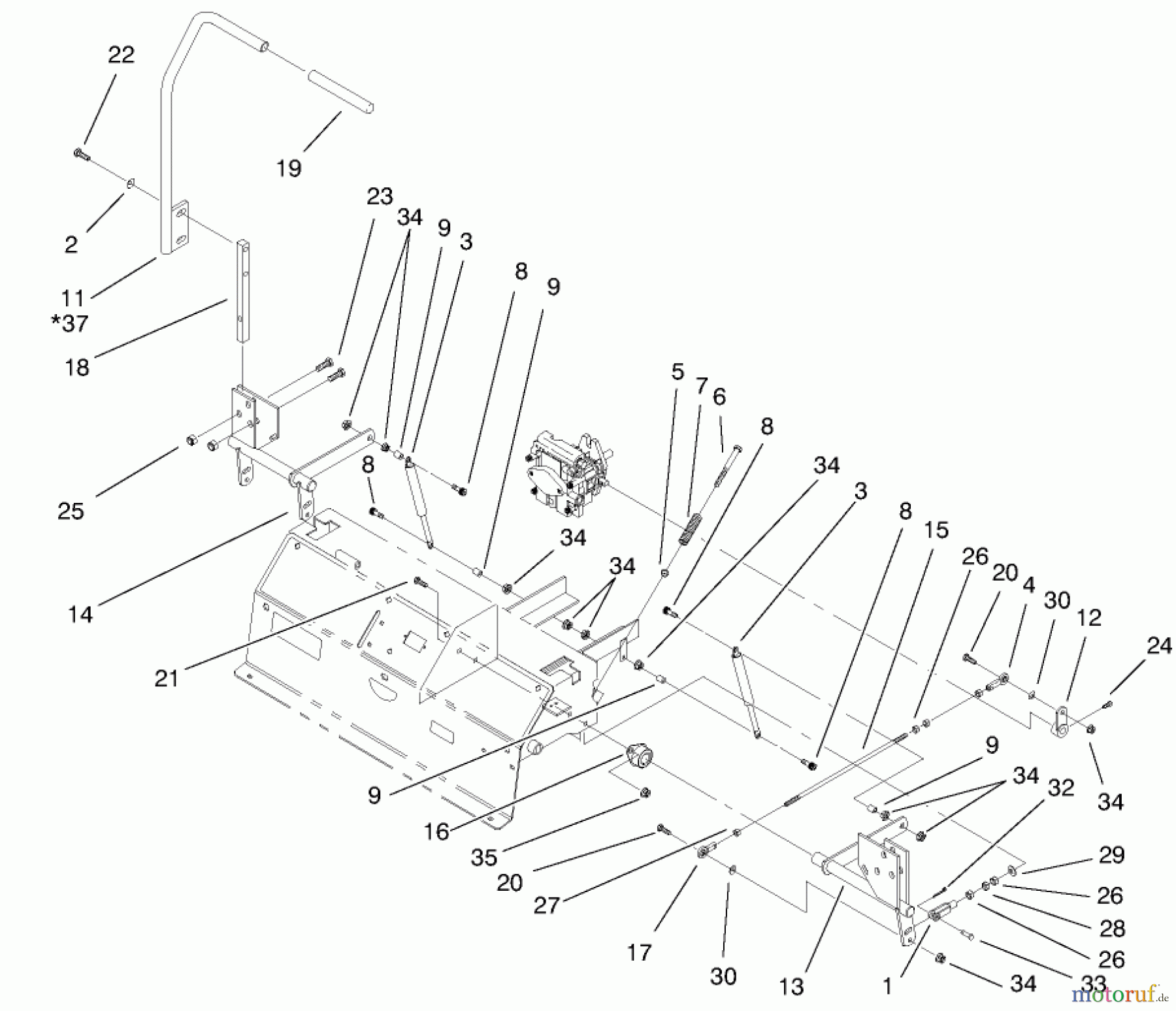  Zerto-Turn Mäher 74204 (Z255) - Toro Z Master Mower, 52