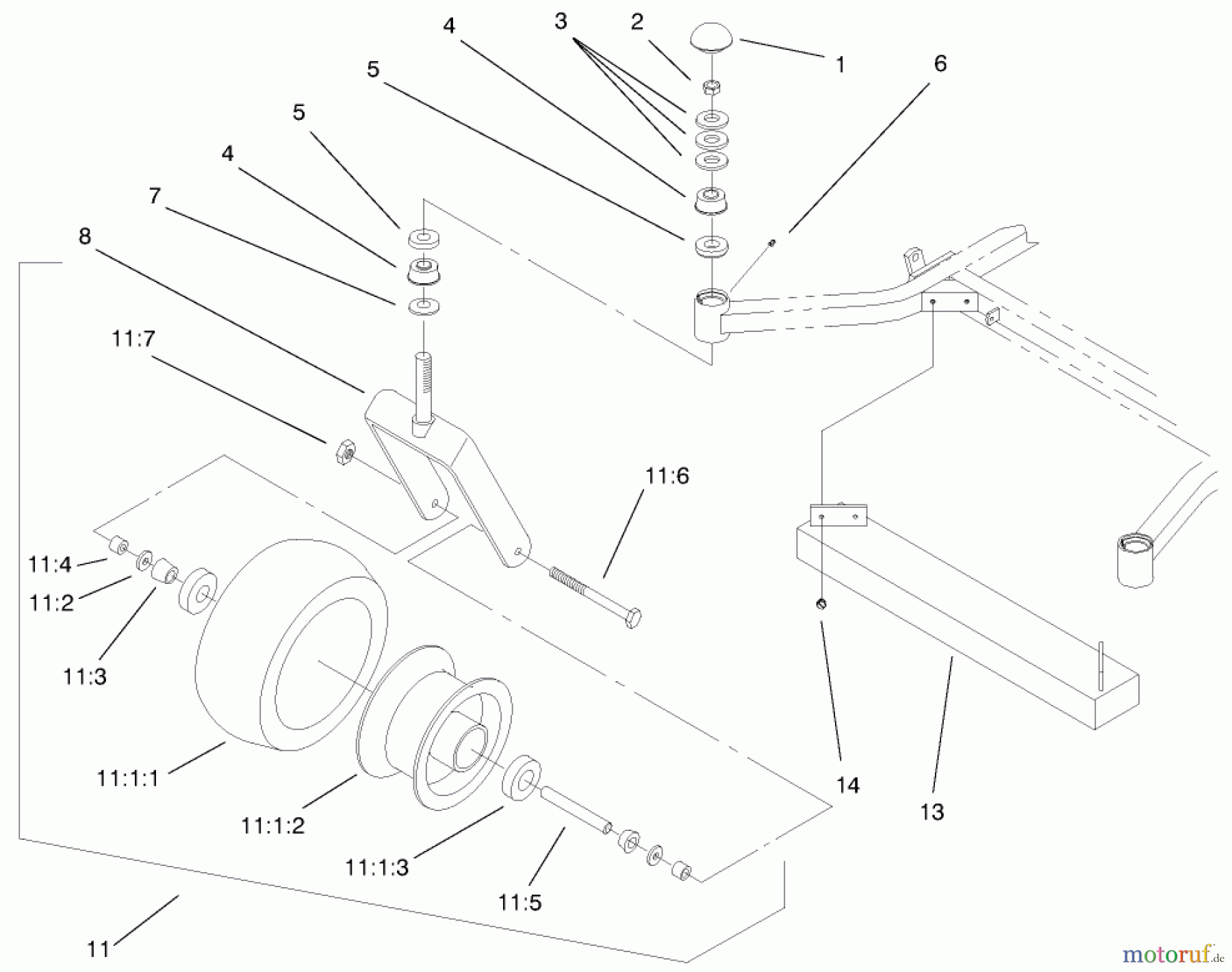  Zerto-Turn Mäher 74204 (Z255) - Toro Z Master Mower, 52