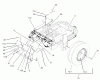 Zerto-Turn Mäher 74231 (Z257) - Toro Z Master Mower, 62" SFS Side Discharge Deck (SN: 230006001 - 230999999) (2003) Ersatzteile REAR FRAME AND WHEEL ASSEMBLY