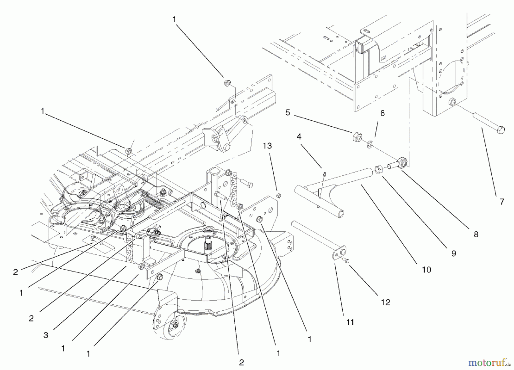 Zerto-Turn Mäher 74234 (Z255) - Toro Z Master Mower, 62