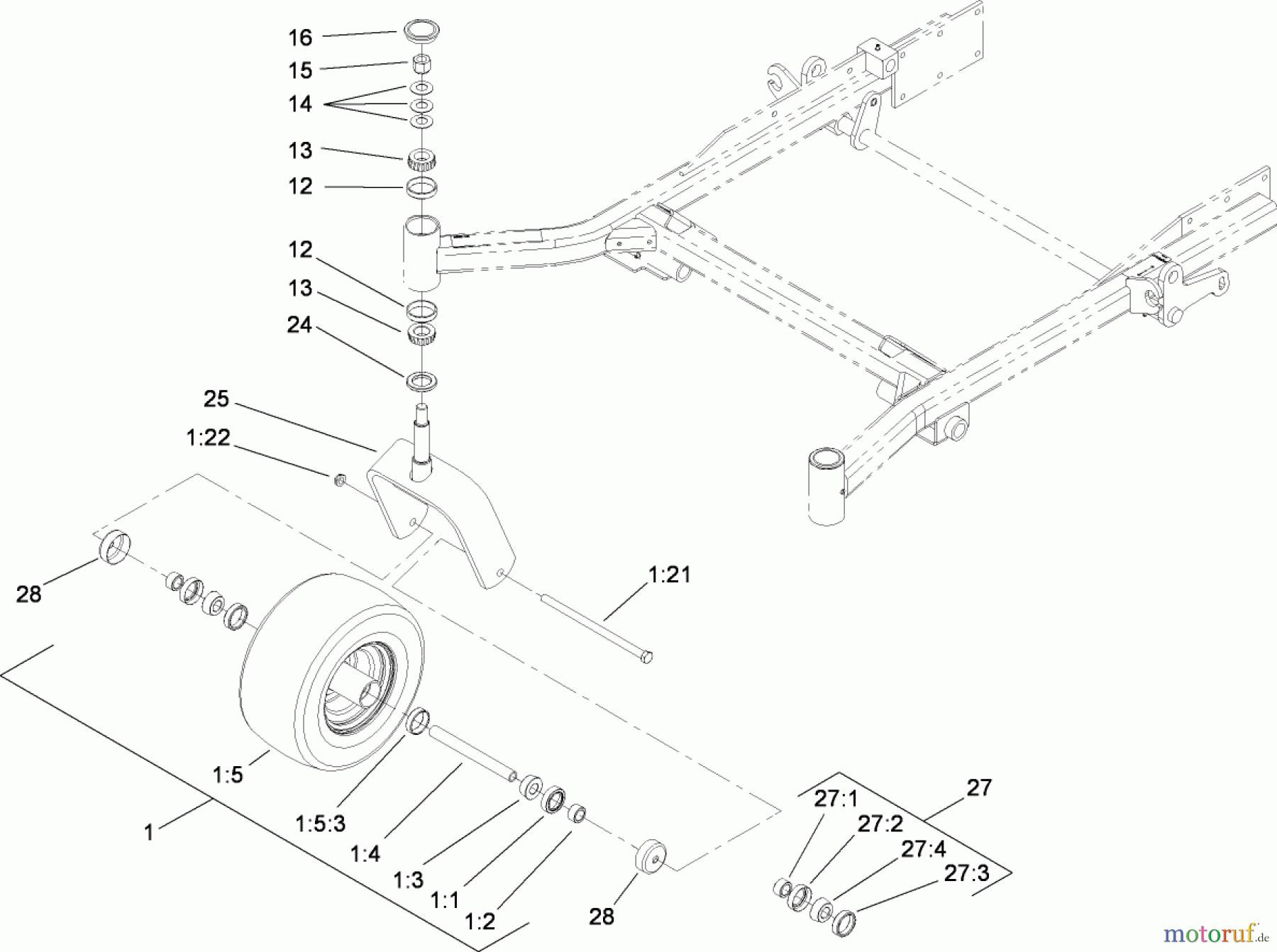  Zerto-Turn Mäher 74253 (Z580) - Toro Z Master Mower, 60