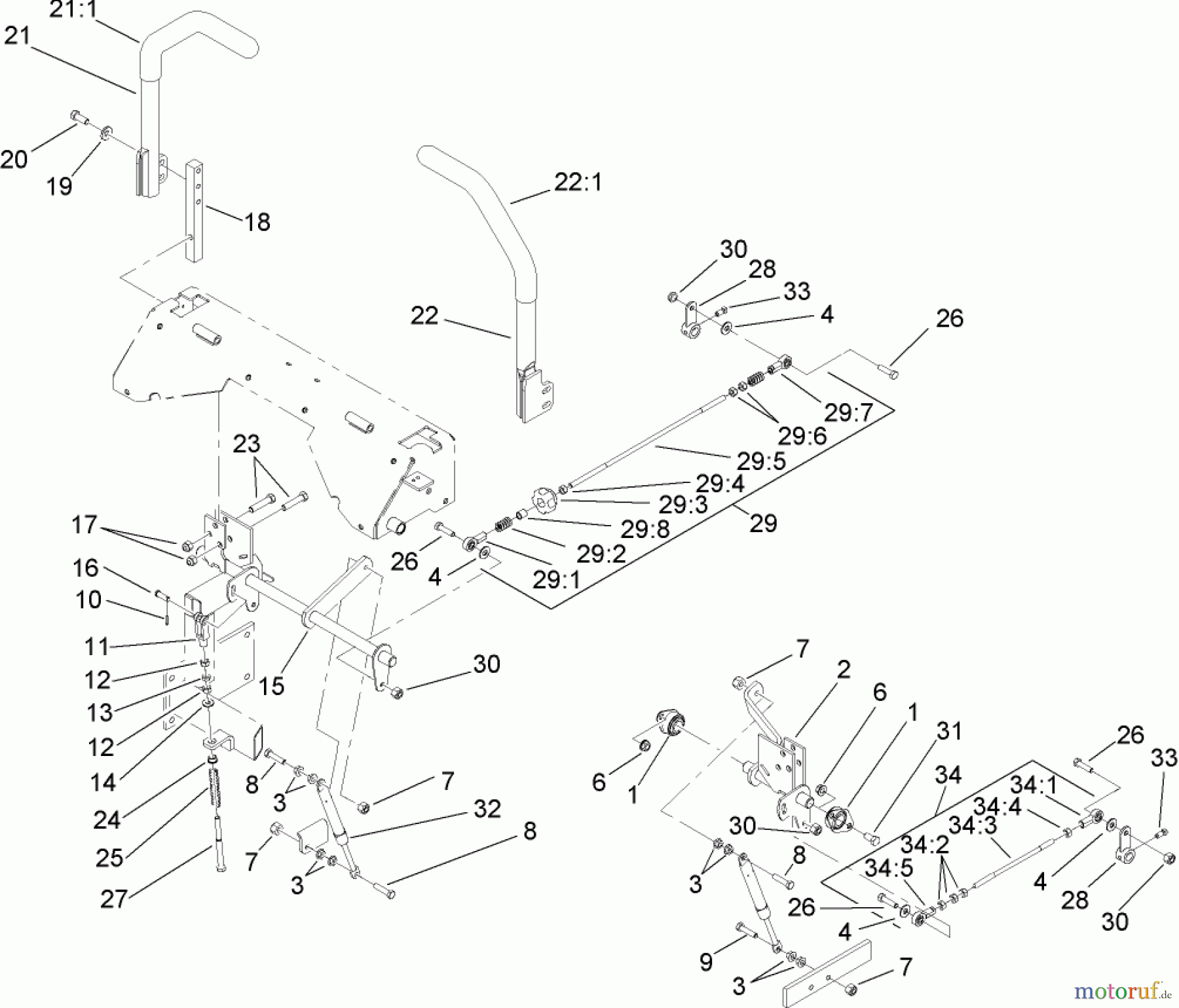  Zerto-Turn Mäher 74254 (Z580) - Toro Z Master Mower, 72