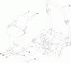 Zerto-Turn Mäher 74263 (Z560) - Toro Z Master Mower, 72" TURBO FORCE Side Discharge Deck (SN: 270000001 - 270002000) (2007) Ersatzteile SEAT AND ROLL-OVER PROTECTION SYSTEM ASSEMBLY