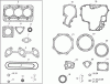 Zerto-Turn Mäher 74264TE (Z593-D) - Toro Z Master Mower, 132cm TURBO FORCE Side Discharge Deck (SN: 270000001 - 270999999) (2007) Ersatzteile GASKET KIT