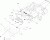 Zerto-Turn Mäher 74265TE (Z580-D) - Toro Z Master Mower, 152cm TURBO FORCE Side Discharge Deck (SN: 290000001 - 290999999) (2009) Ersatzteile TRACTION FRAME AND FLOOR PAN ASSEMBLY
