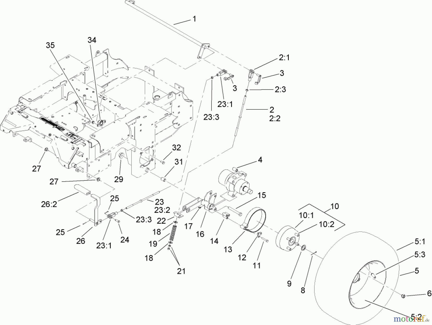  Zerto-Turn Mäher 74266 (Z595-D) - Toro Z Master Mower, 52