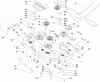 Zerto-Turn Mäher 74267 (Z580-D) - Toro Z Master Mower, 60" TURBO FORCE Side Discharge Deck (SN: 310000001 - 310999999) (2010) Ersatzteile DECK ASSEMBLY