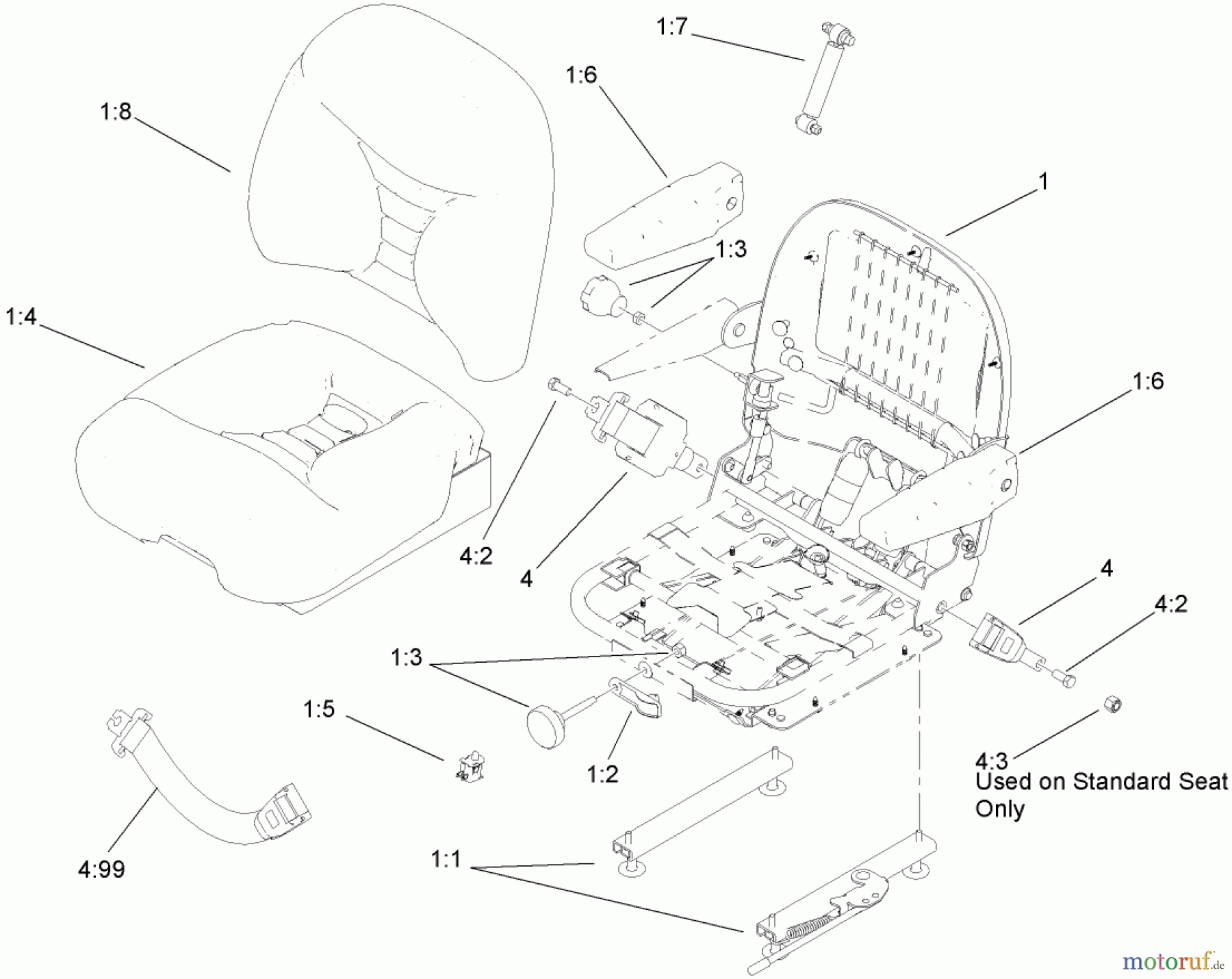  Zerto-Turn Mäher 74268 (Z597-D) - Toro Z Master Mower, 60