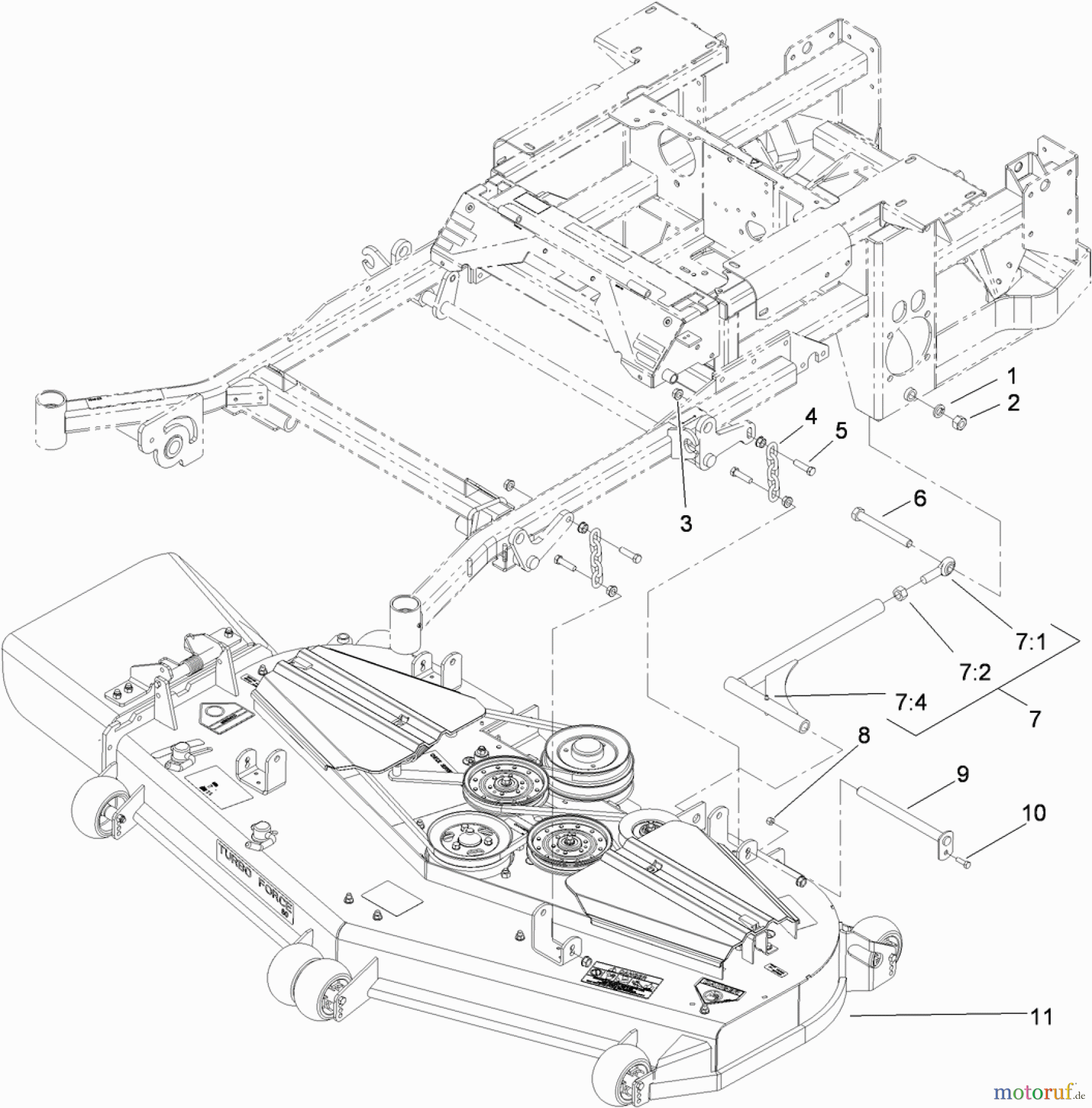  Zerto-Turn Mäher 74269 (Z590-D) - Toro Z Master Mower, 72