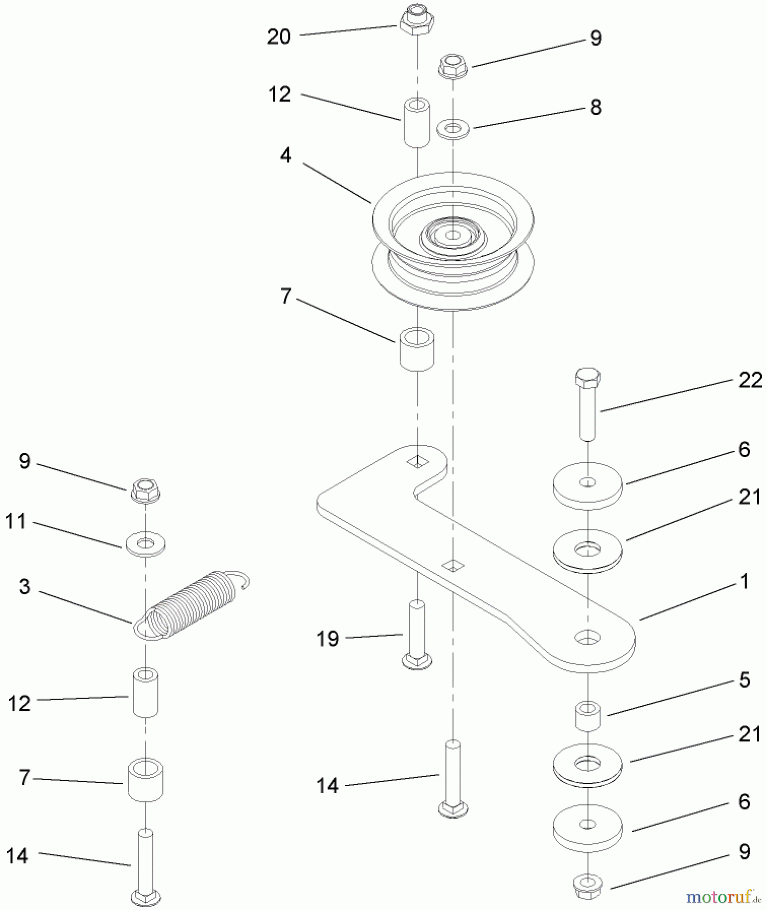  Zerto-Turn Mäher 74408CP (Z300) - Toro Z Master Mower, 34