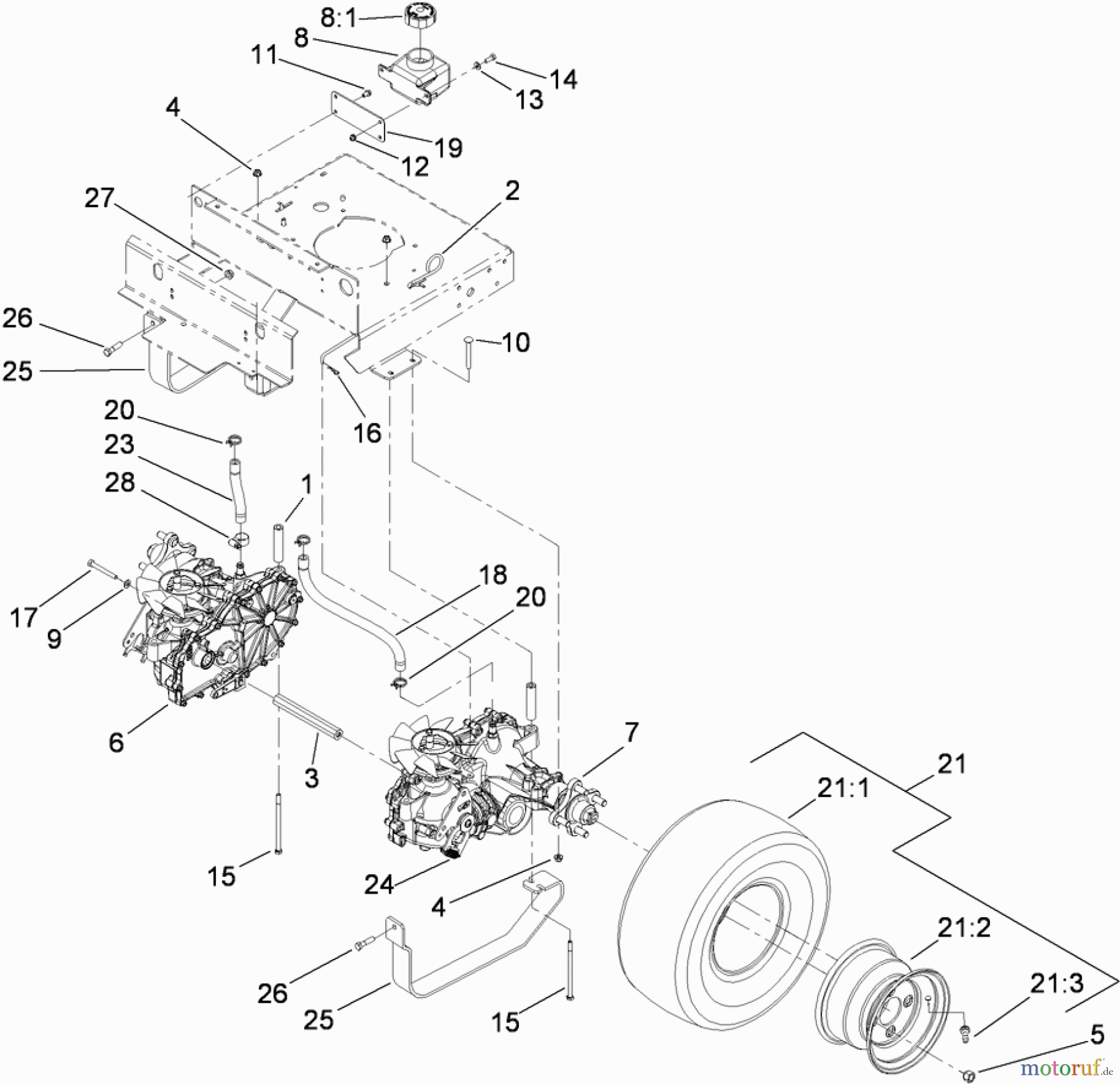  Zerto-Turn Mäher 74409CP (Z300) - Toro Z Master Mower, 40