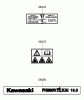 Zerto-Turn Mäher 74409TE (Z300) - Toro Z Master Mower, 102cm 7-Gauge Side Discharge Deck (SN: 280000001 - 280999999) (2008) Ersatzteile LABEL ASSEMBLY KAWASAKI FH580V-AS50-R