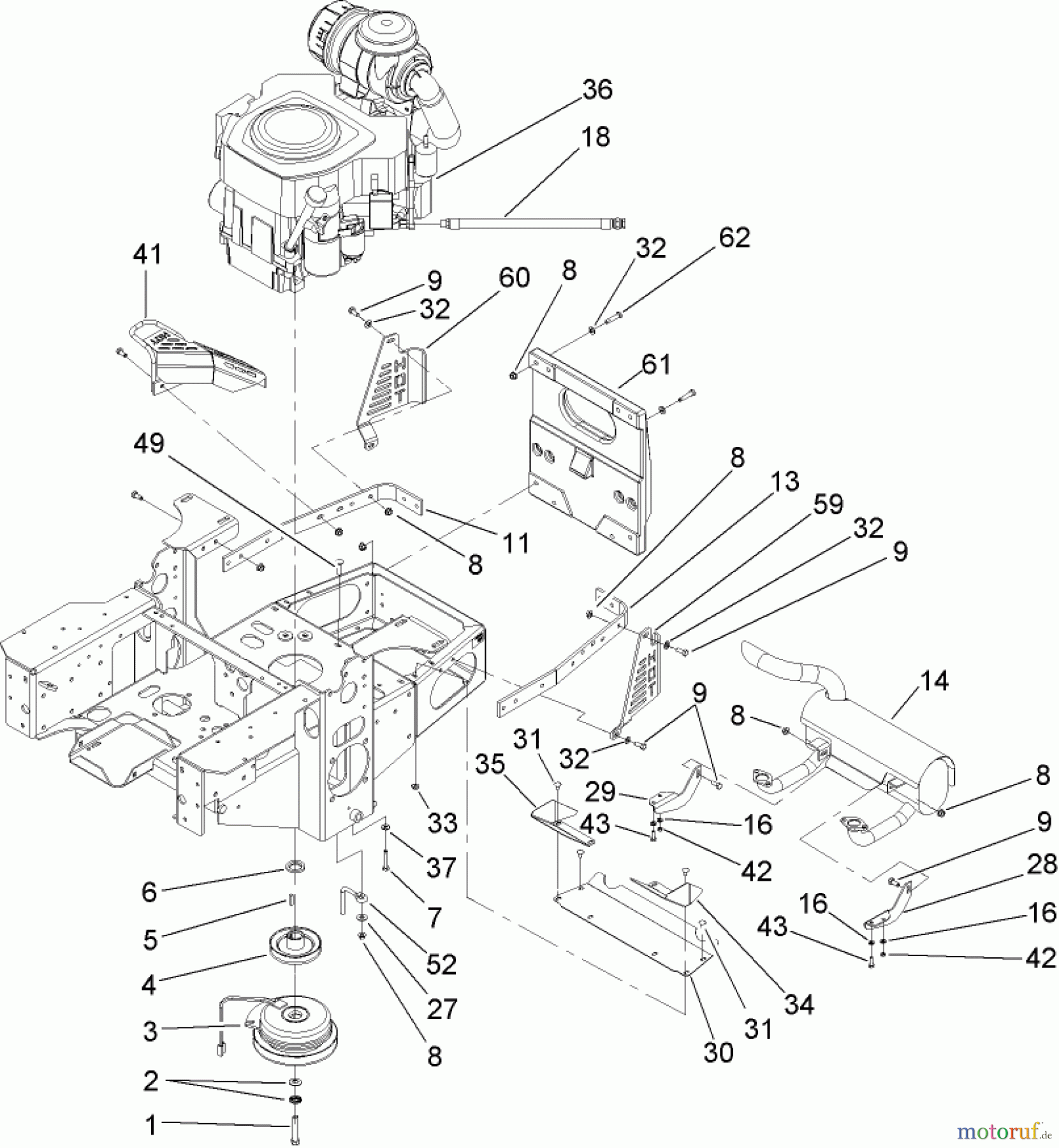  Zerto-Turn Mäher 74414 (Z450) - Toro Z Master Mower, 52