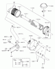 Zerto-Turn Mäher 74417 (Z453) - Toro Z Master Mower, 48" TURBO FORCE Side Discharge Deck (SN: 250005001 - 250999999) (2005) Ersatzteile AIR FILTER AND MUFFLER ASSEMBLY KAWASAKI FH680V-AS21