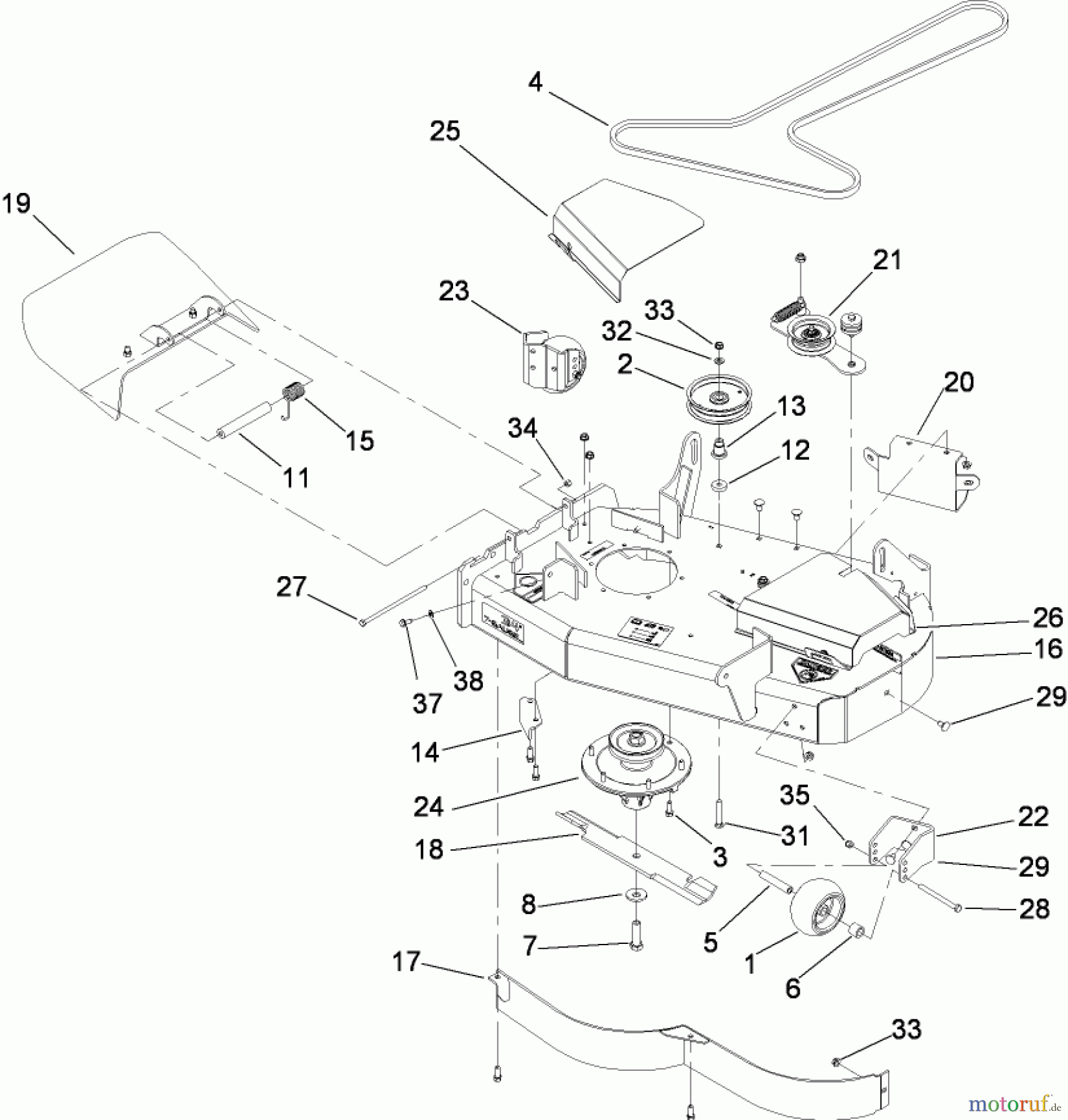  Zerto-Turn Mäher 79408 (Z300) - Toro Z Master Mower, 34